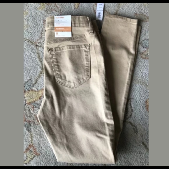 old navy rockstar khaki jeans